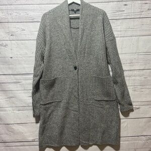 Uniqlo 100% wool long Cardigan